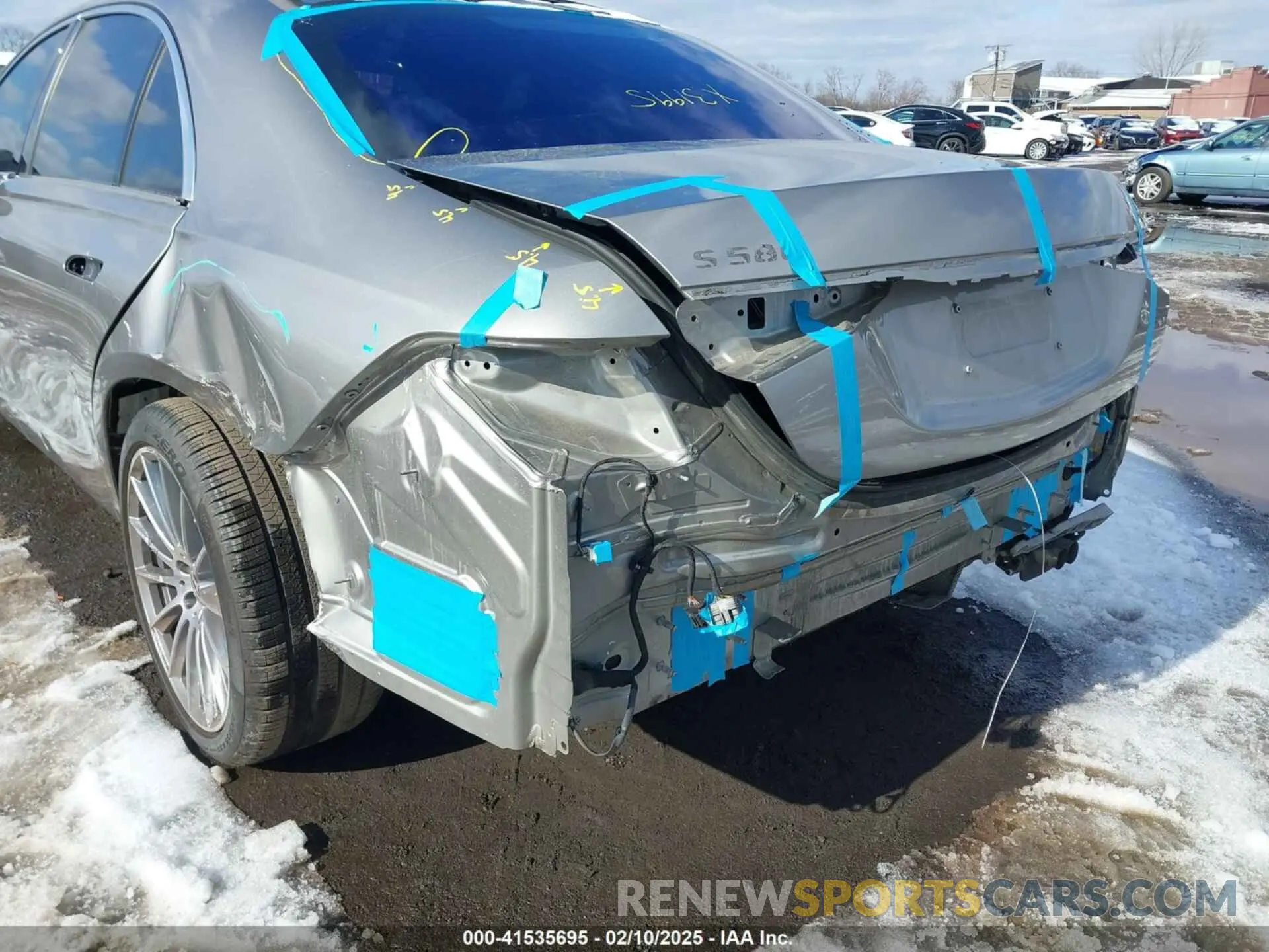 6 Photograph of a damaged car W1K6G7GB8MA021061 MERCEDES-BENZ S 580 2021