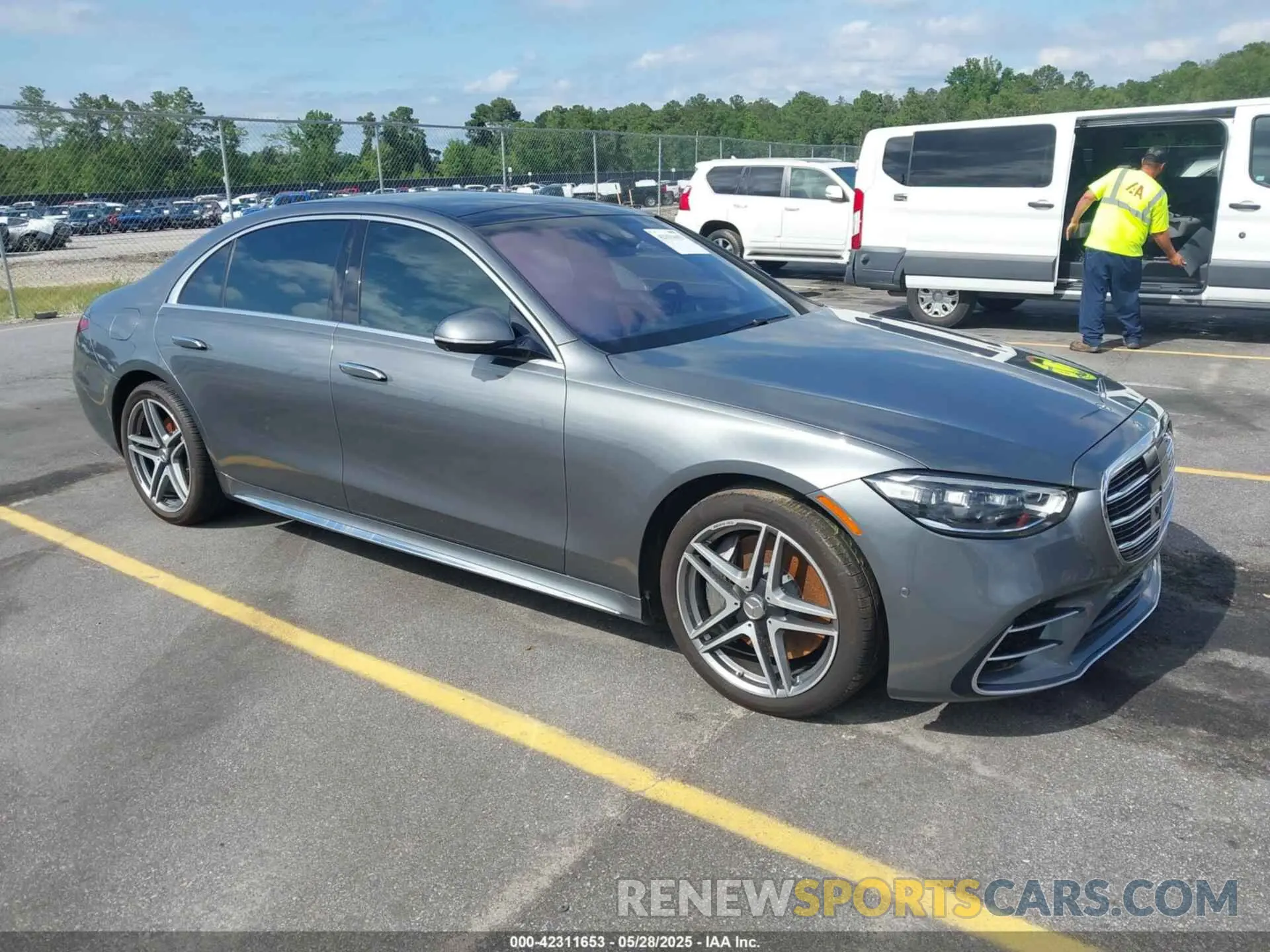 1 Photograph of a damaged car W1K6G7GB8MA029712 MERCEDES-BENZ S 580 2021