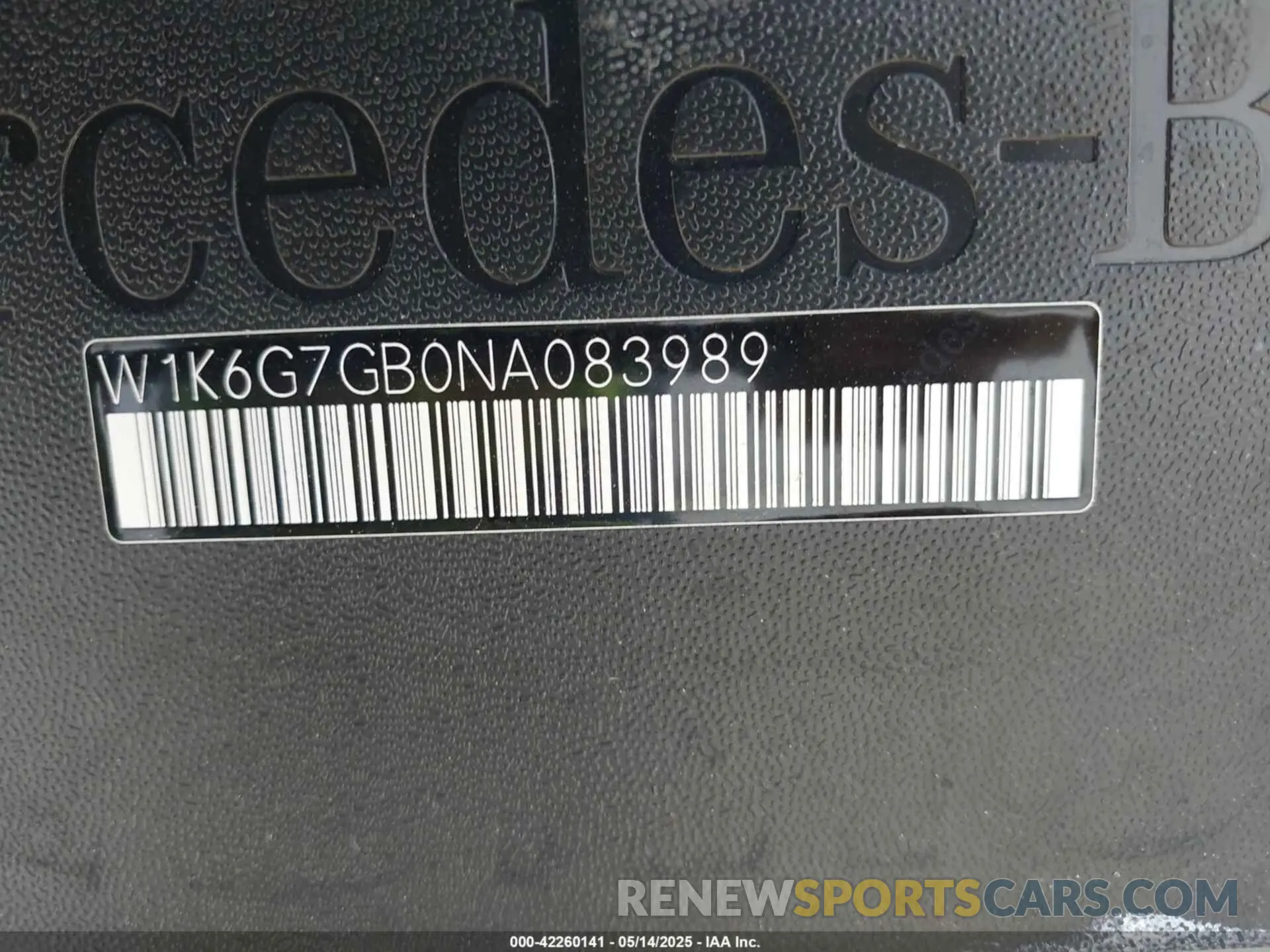 16 Photograph of a damaged car W1K6G7GB0NA083989 MERCEDES-BENZ S 580 2022