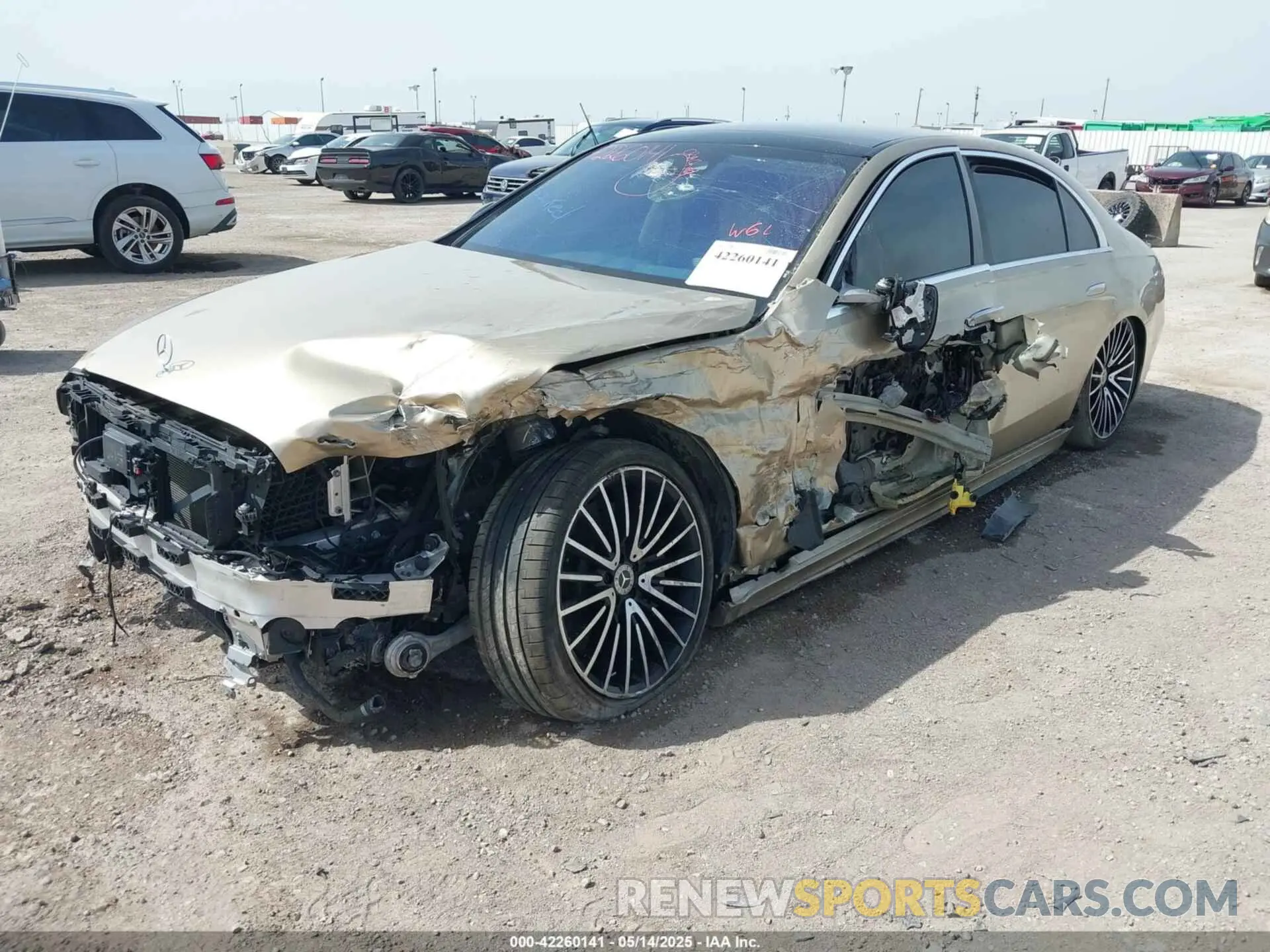 2 Photograph of a damaged car W1K6G7GB0NA083989 MERCEDES-BENZ S 580 2022