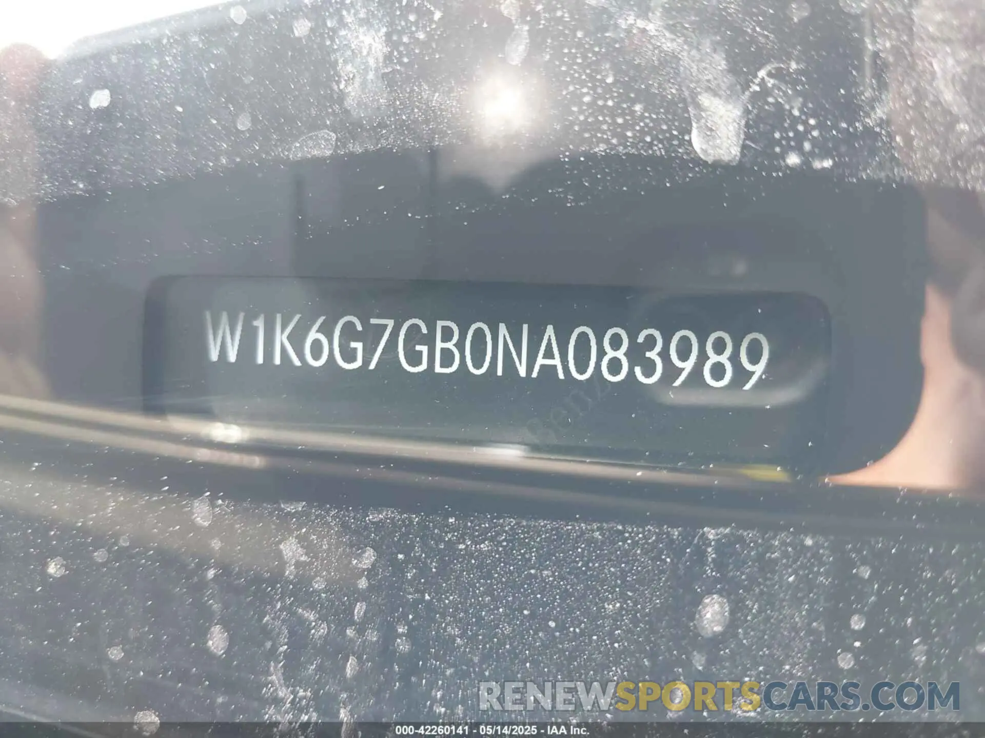 9 Photograph of a damaged car W1K6G7GB0NA083989 MERCEDES-BENZ S 580 2022