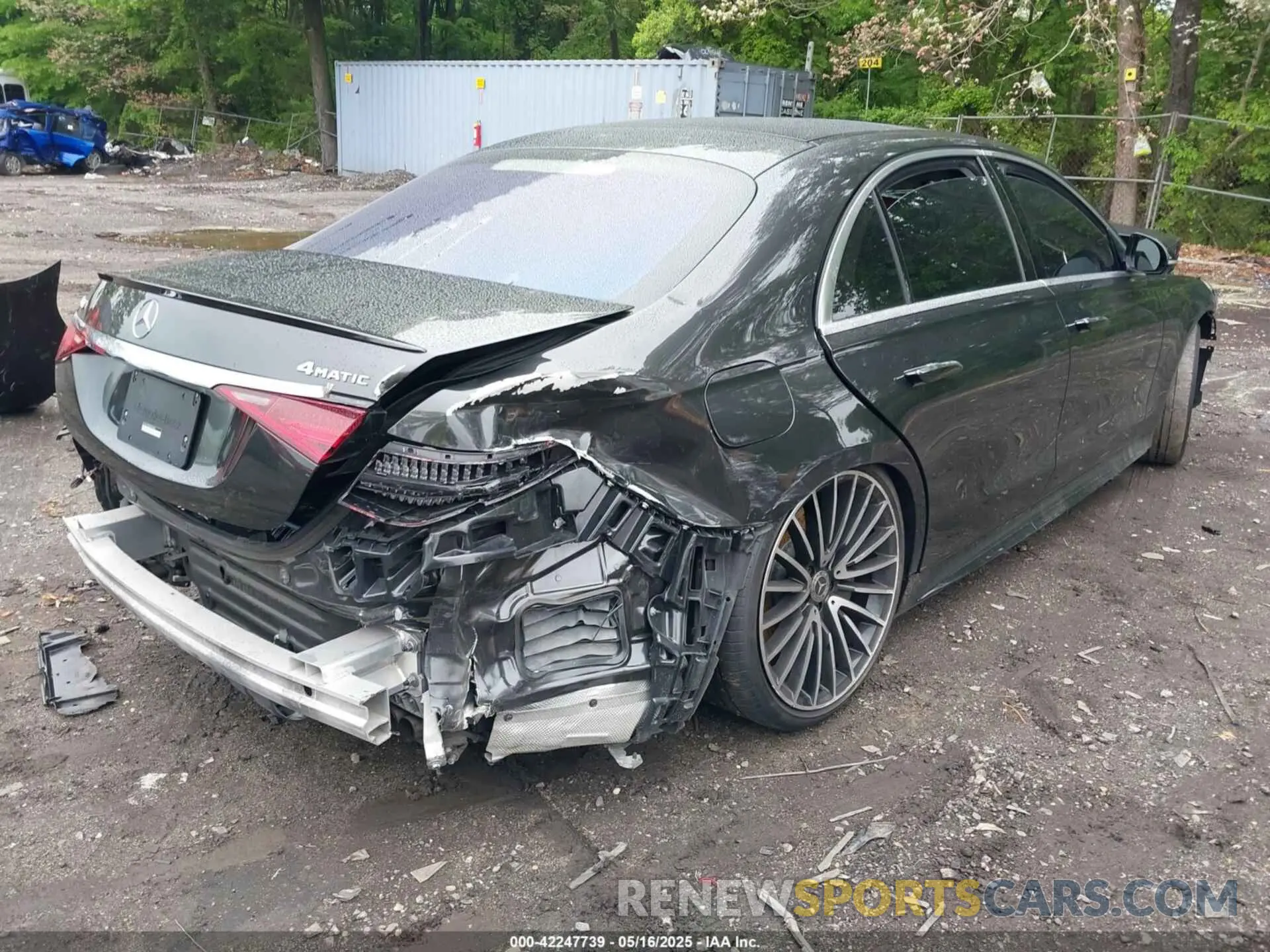 4 Photograph of a damaged car W1K6G7GB3NA065888 MERCEDES-BENZ S 580 2022