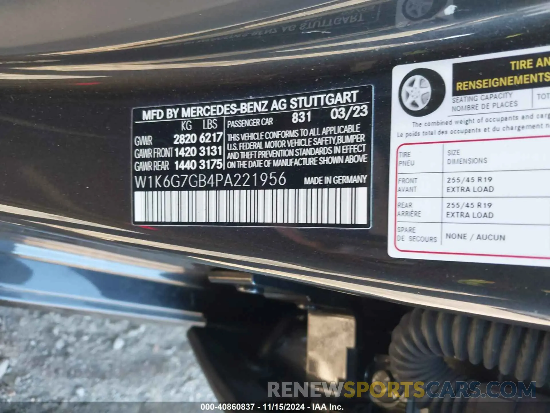 9 Photograph of a damaged car W1K6G7GB4PA221956 MERCEDES-BENZ S 580 2023