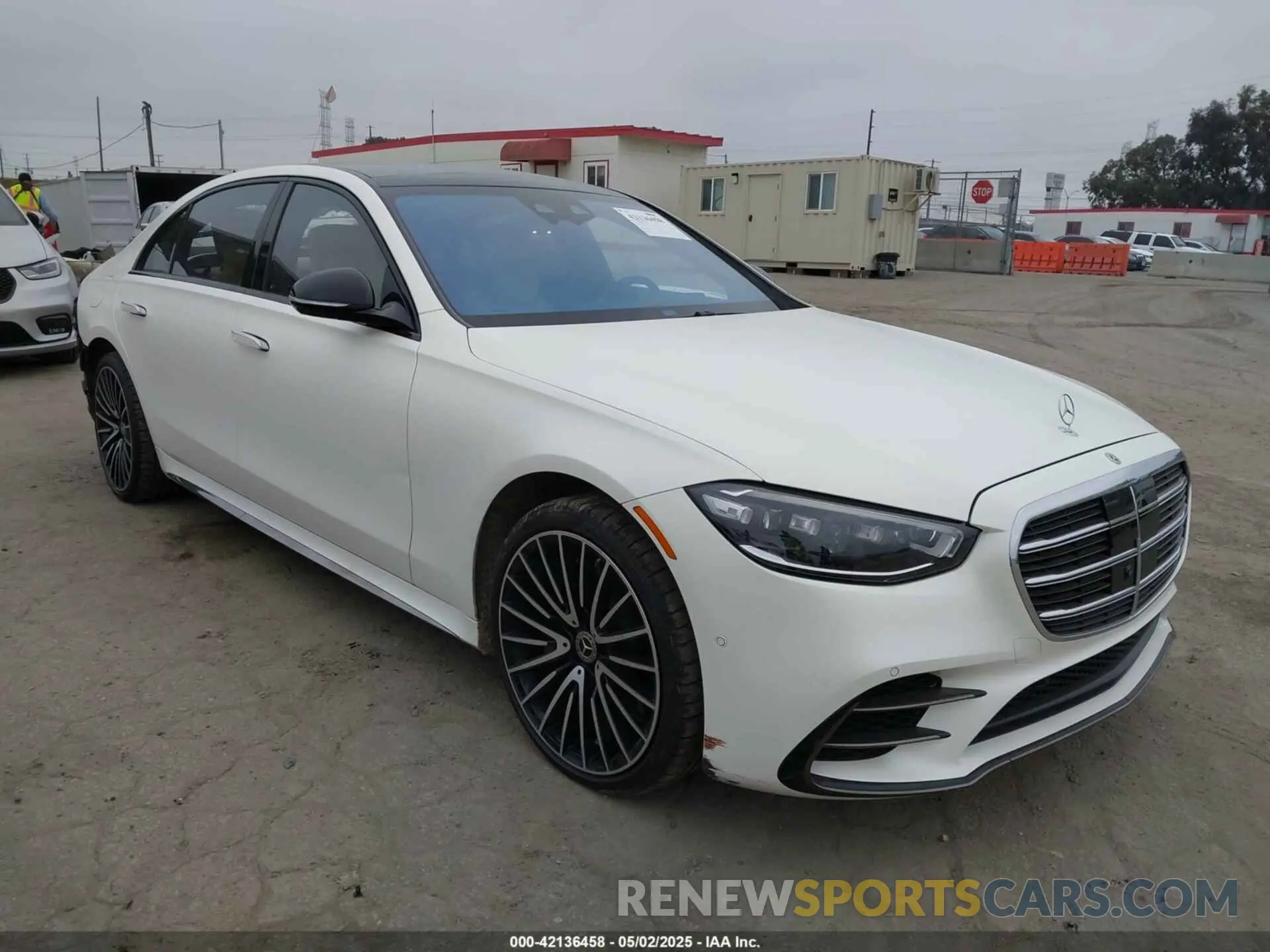 1 Photograph of a damaged car W1K6G7GB5PA182598 MERCEDES-BENZ S 580 2023