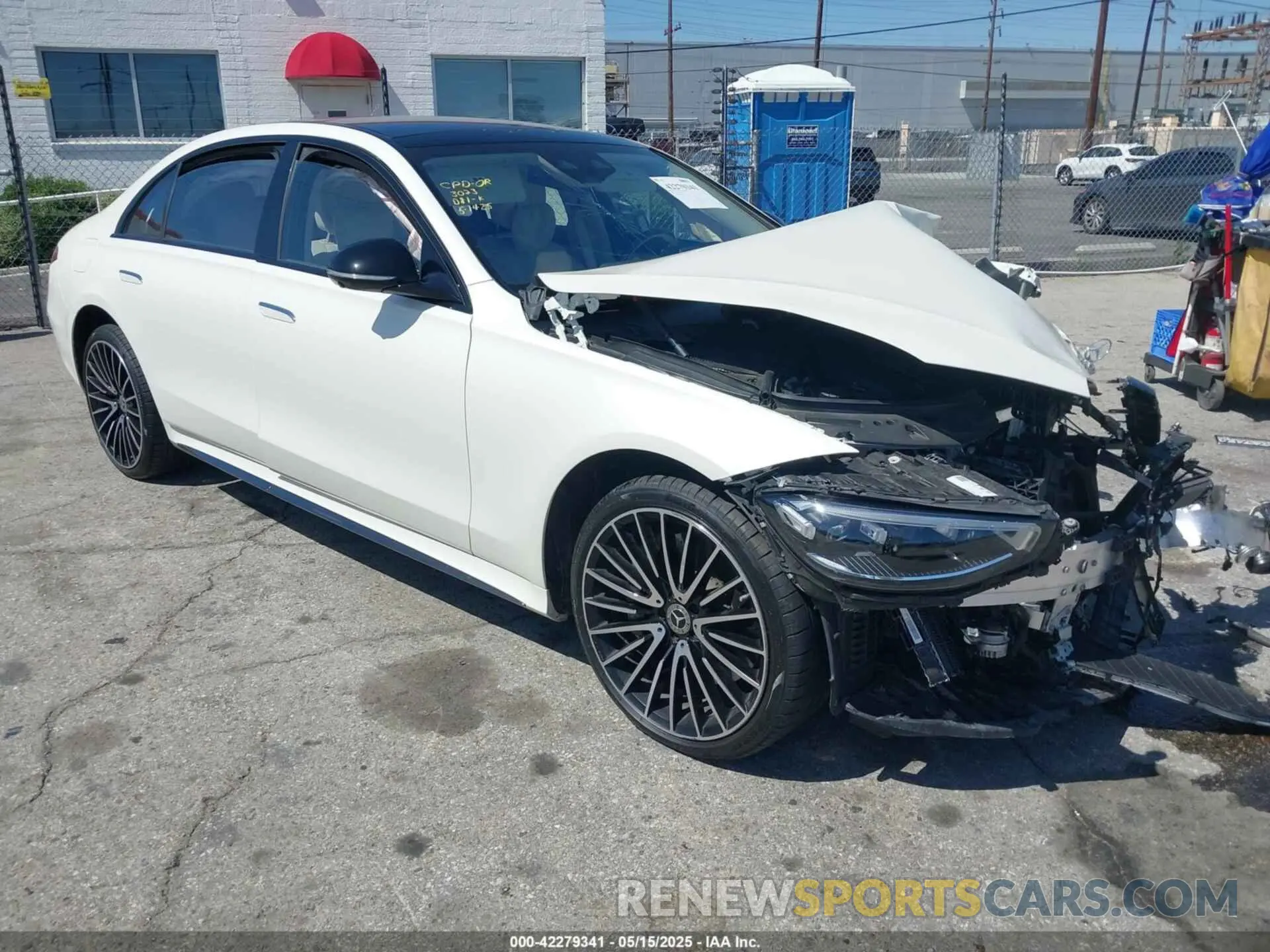 1 Photograph of a damaged car W1K6G7GB6PA235373 MERCEDES-BENZ S 580 2023