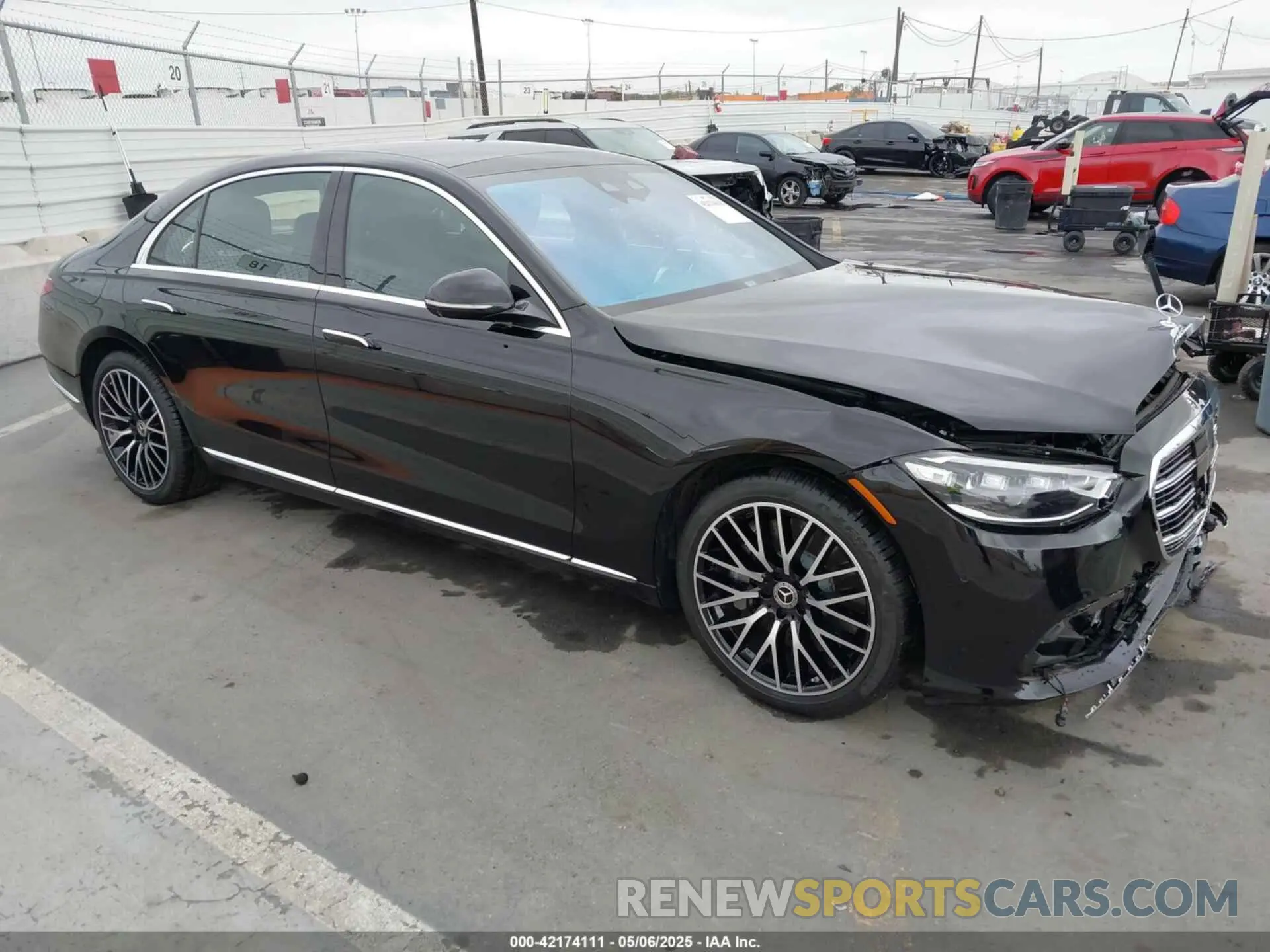 1 Photograph of a damaged car W1K6G7GB9RA259265 MERCEDES-BENZ S 580 2024