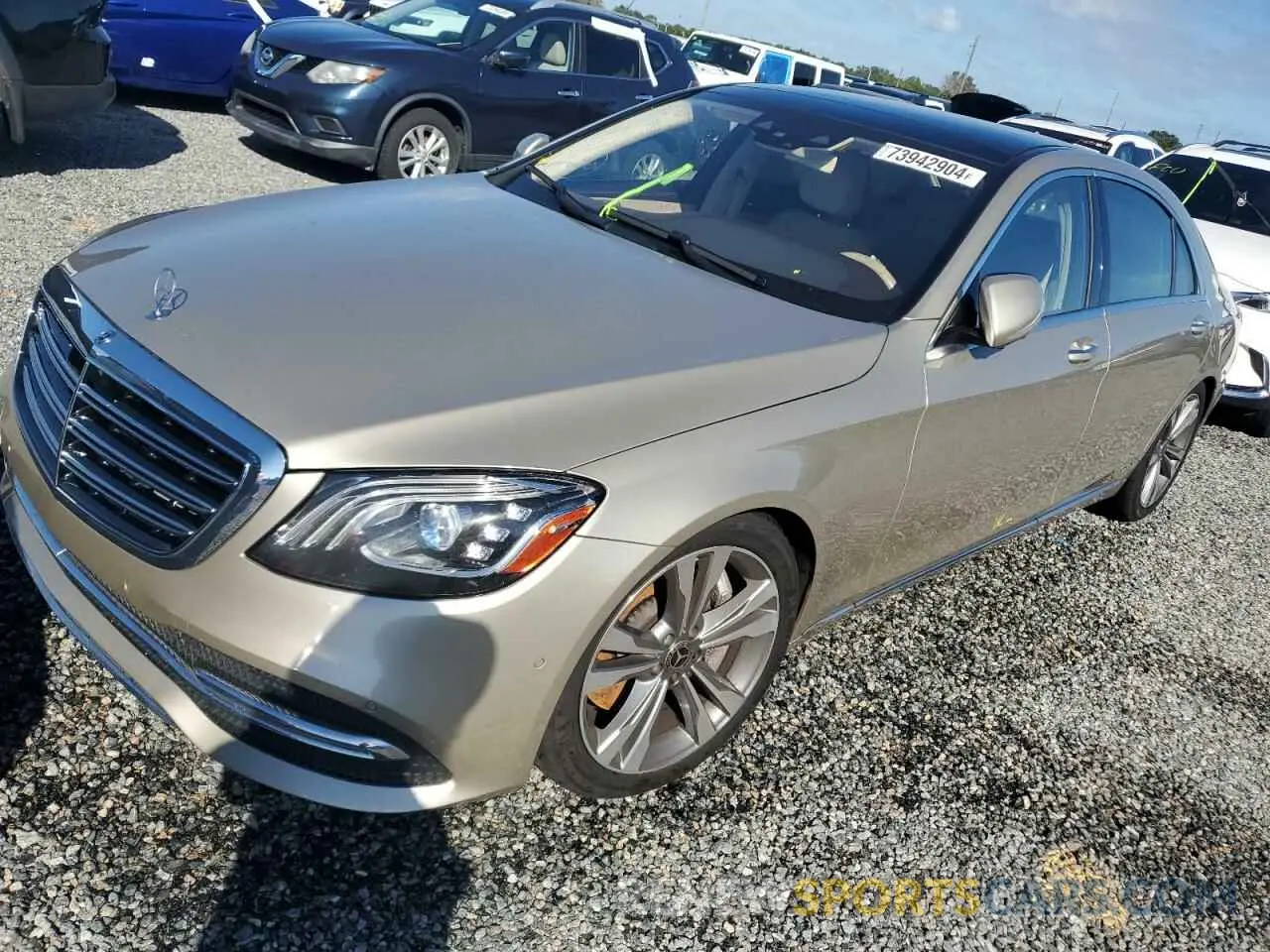 1 Photograph of a damaged car WDDUG6EB6KA460132 MERCEDES-BENZ S-CLASS 2019