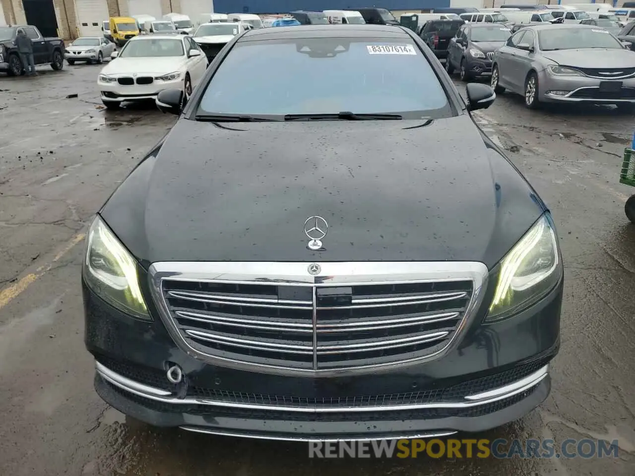 5 Photograph of a damaged car WDDUG6EB8KA487820 MERCEDES-BENZ S-CLASS 2019