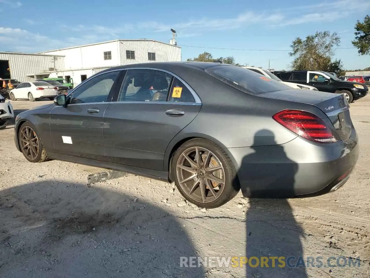 2 Photograph of a damaged car WDDUG6GB7KA453106 MERCEDES-BENZ S-CLASS 2019