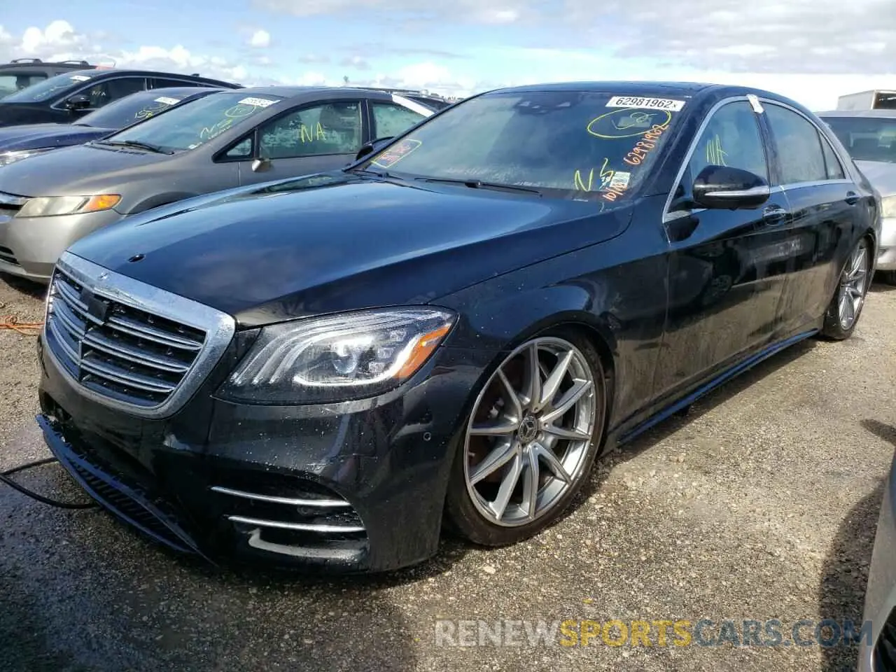 2 Photograph of a damaged car WDDUG6GB7KA480418 MERCEDES-BENZ S-CLASS 2019