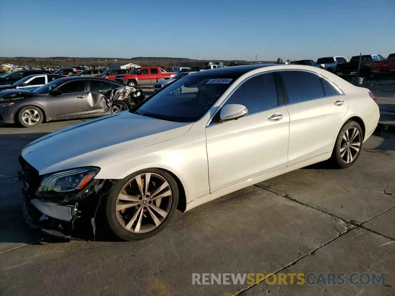 1 Photograph of a damaged car WDDUG6GB8KA475762 MERCEDES-BENZ S-CLASS 2019