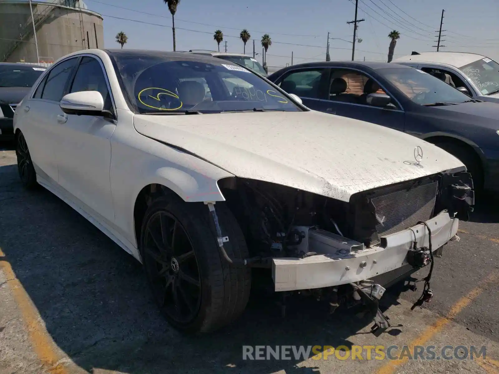 1 Photograph of a damaged car WDDUG6GB8KA491055 MERCEDES-BENZ S-CLASS 2019