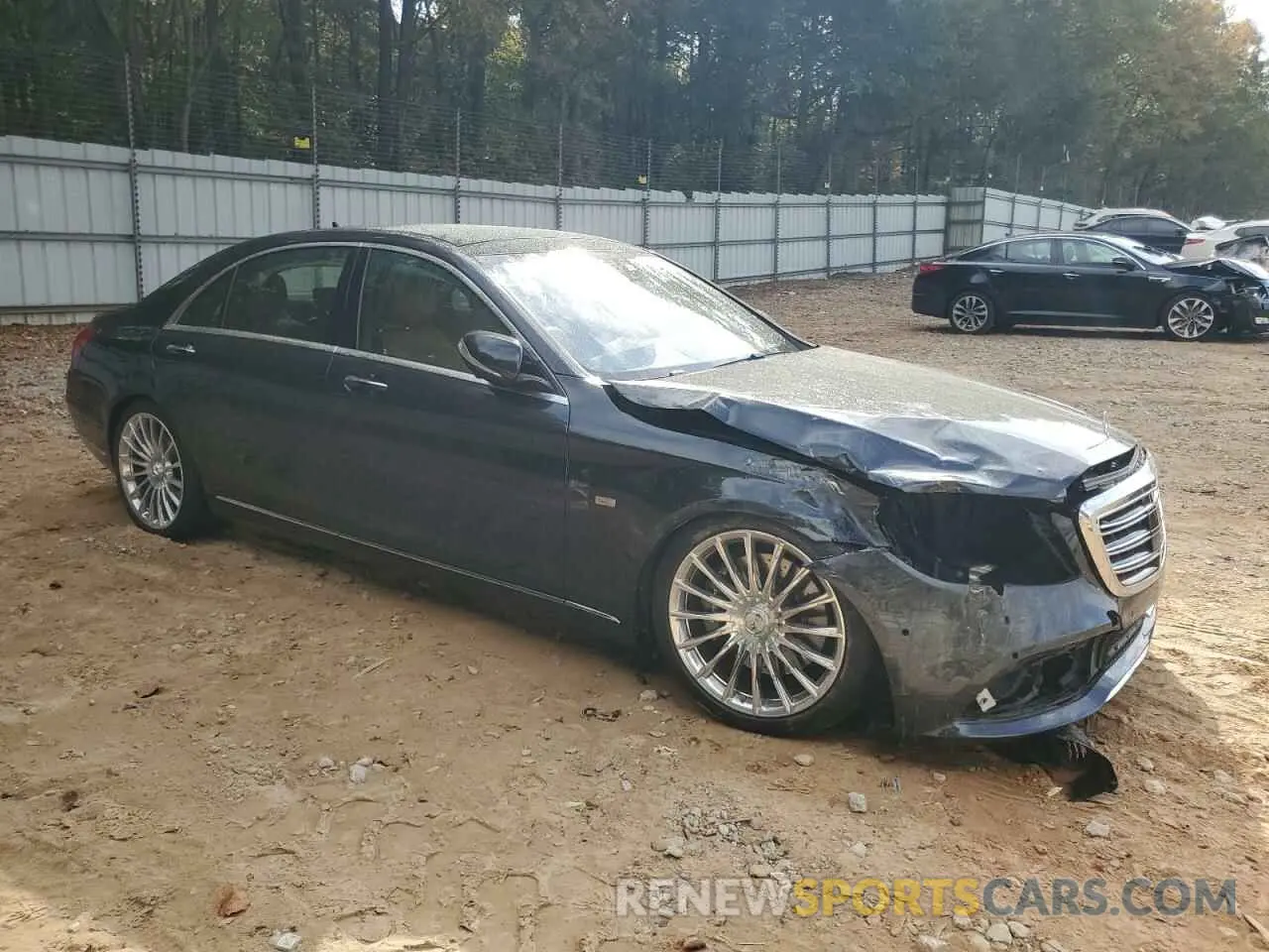 4 Photograph of a damaged car WDDUG8DB2KA428453 MERCEDES-BENZ S-CLASS 2019