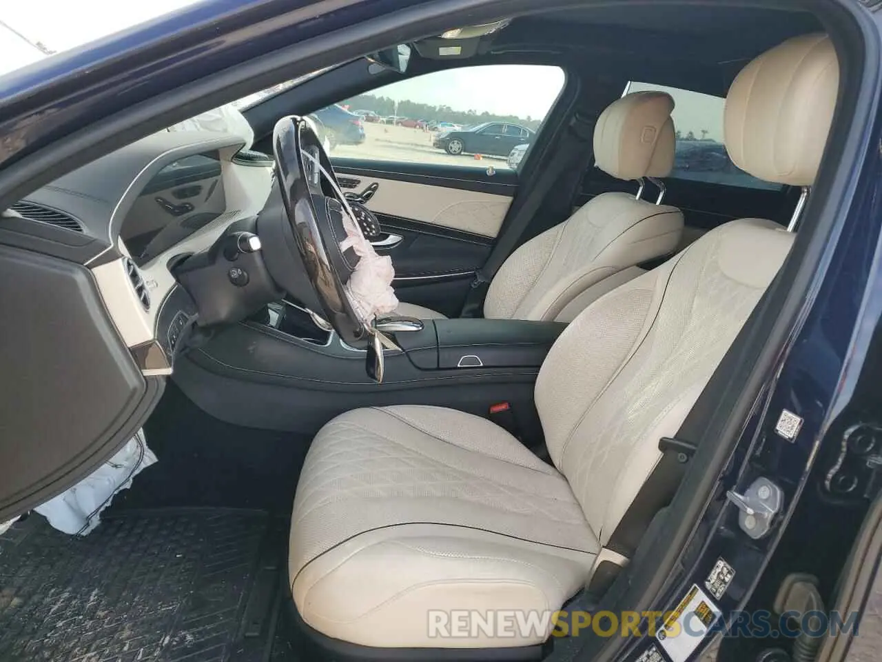 7 Photograph of a damaged car WDDUG8DB3KA449604 MERCEDES-BENZ S-CLASS 2019