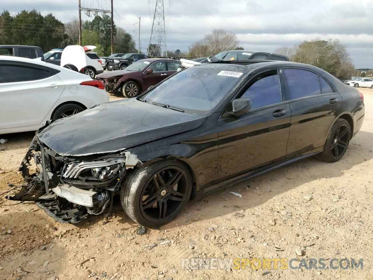 1 Photograph of a damaged car WDDUG8DB4KA458909 MERCEDES-BENZ S-CLASS 2019