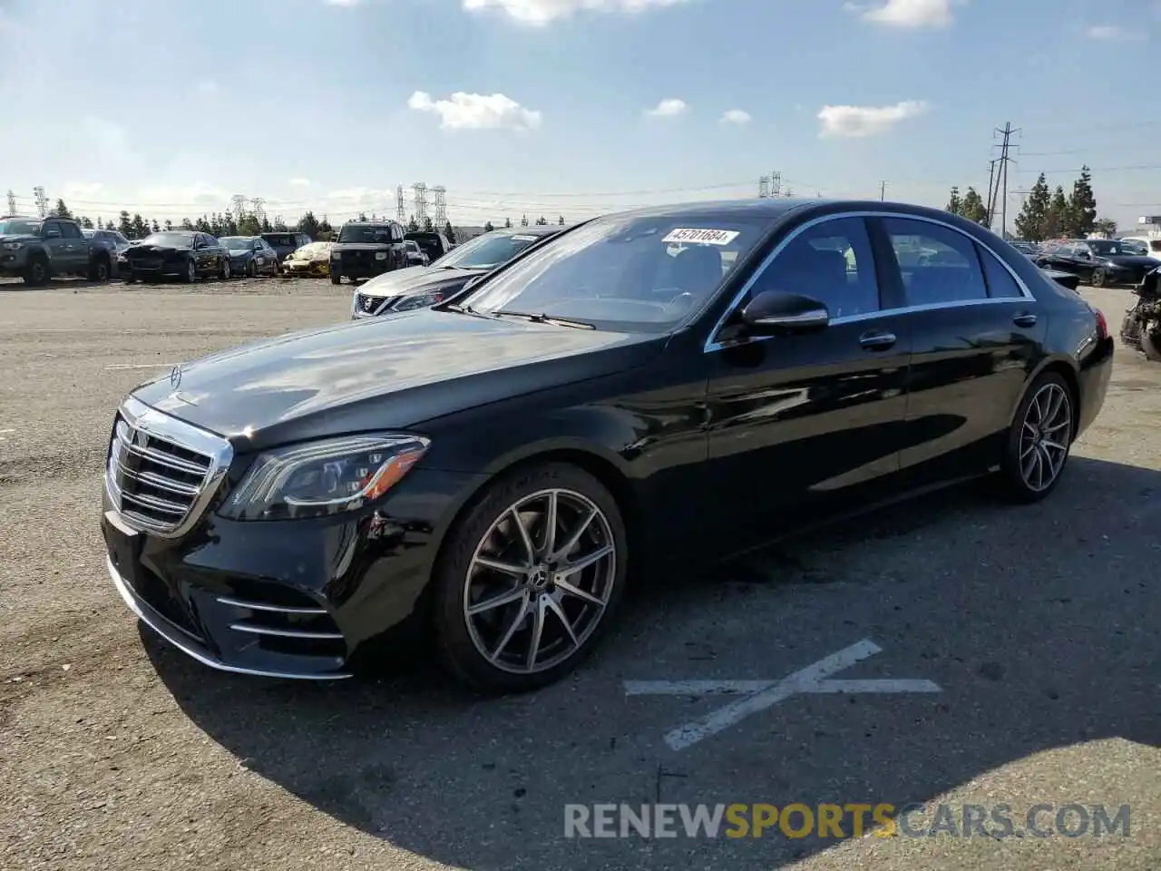 1 Photograph of a damaged car WDDUG8DB4KA487536 MERCEDES-BENZ S-CLASS 2019