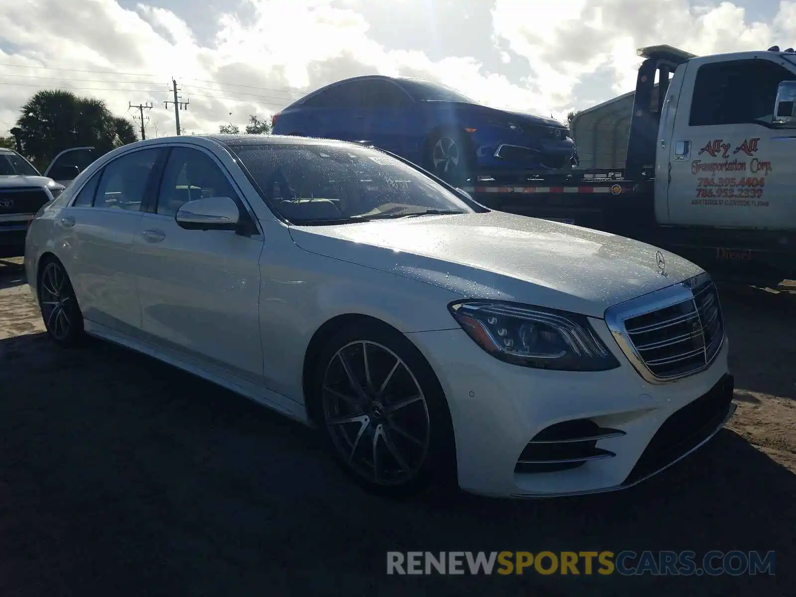 1 Photograph of a damaged car WDDUG8DB5KA454173 MERCEDES-BENZ S CLASS 2019