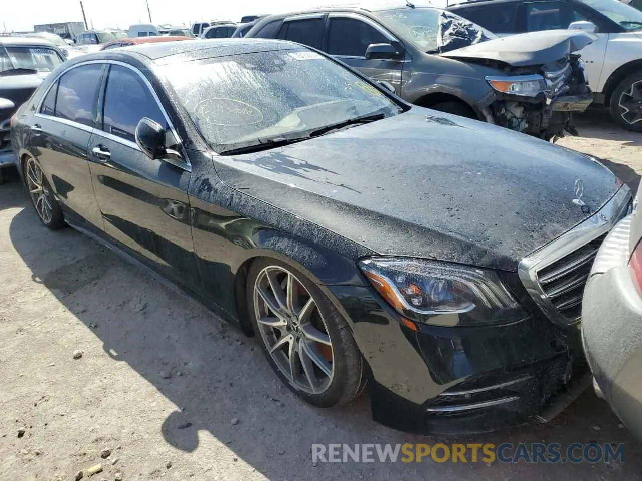4 Photograph of a damaged car WDDUG8DB5KA481342 MERCEDES-BENZ S-CLASS 2019
