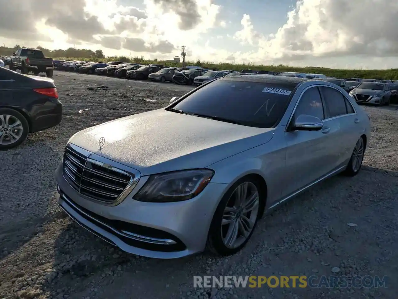 2 Photograph of a damaged car WDDUG8DB6KA438323 MERCEDES-BENZ S-CLASS 2019