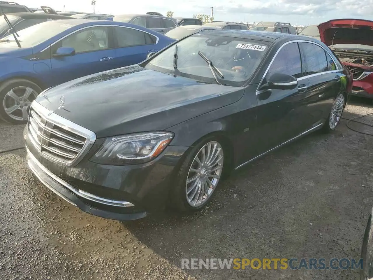 1 Photograph of a damaged car WDDUG8DB6KA451332 MERCEDES-BENZ S-CLASS 2019