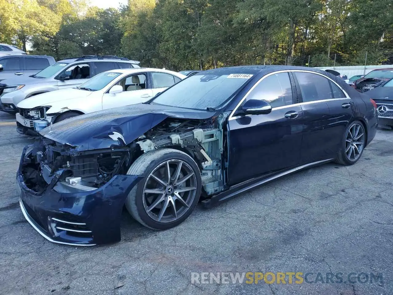 1 Photograph of a damaged car WDDUG8DB6KA474822 MERCEDES-BENZ S-CLASS 2019