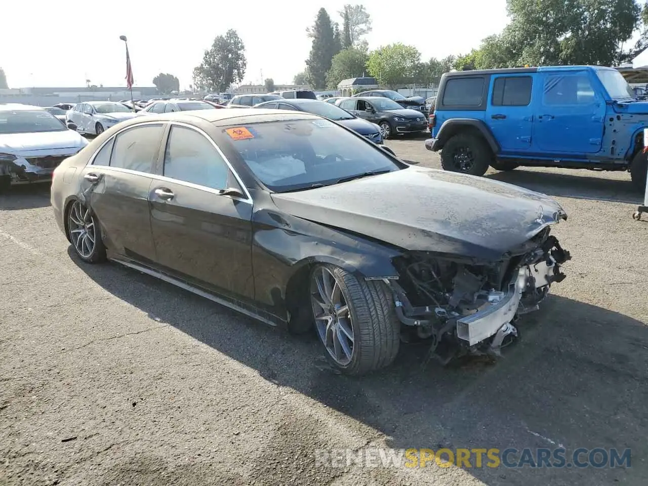 4 Photograph of a damaged car WDDUG8DB9KA428921 MERCEDES-BENZ S-CLASS 2019