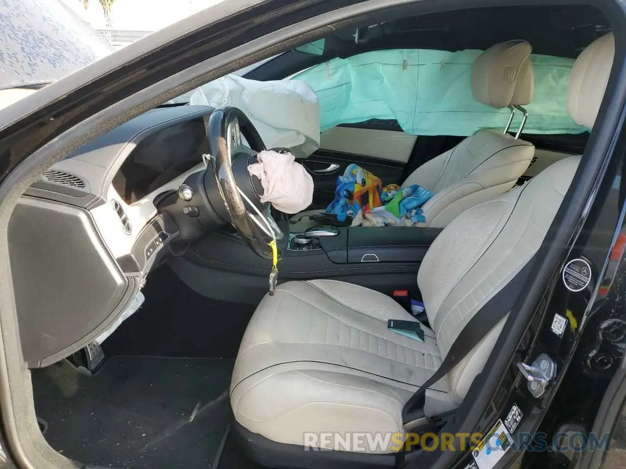 7 Photograph of a damaged car WDDUG8DB9KA428921 MERCEDES-BENZ S-CLASS 2019