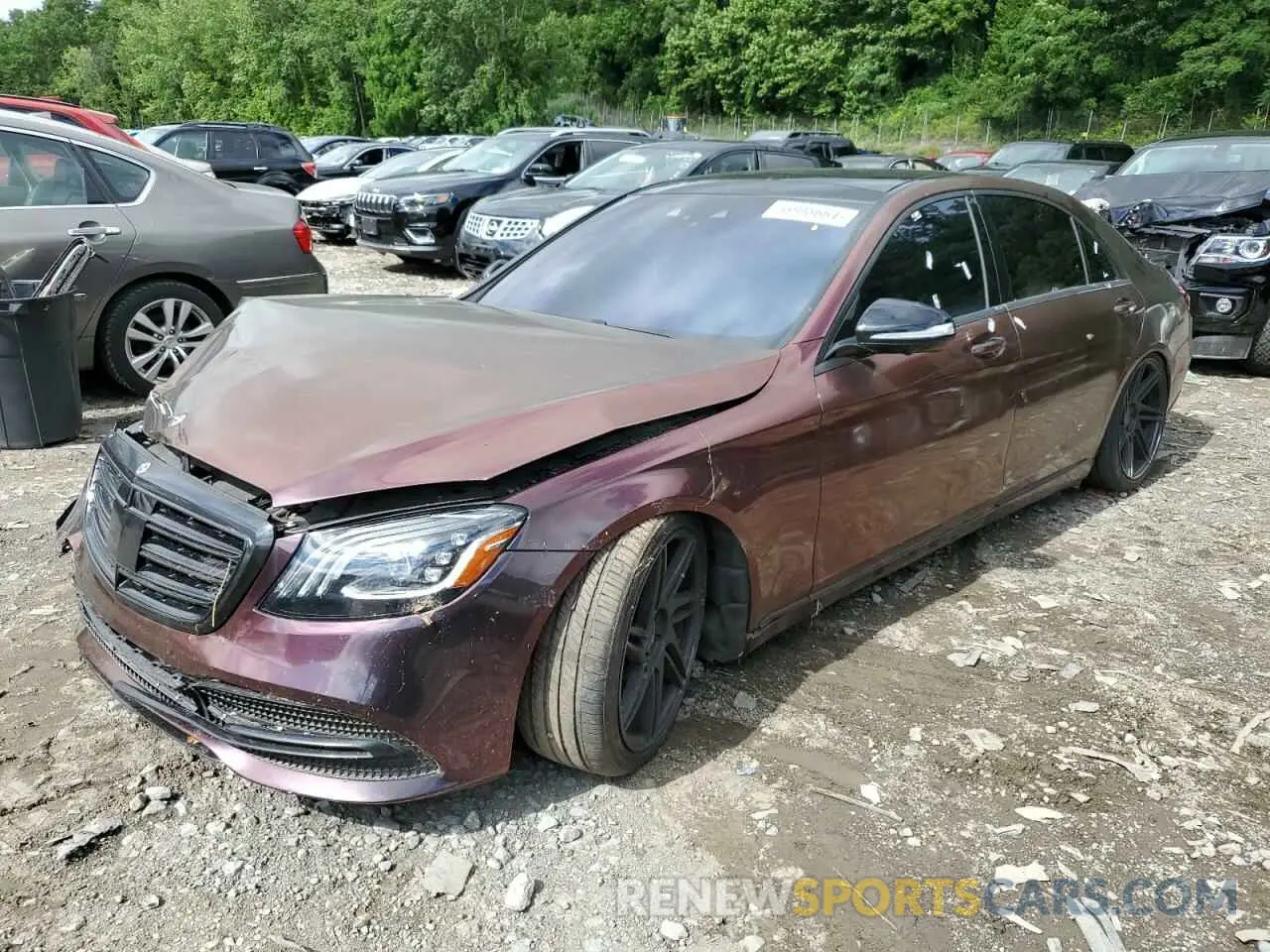 1 Photograph of a damaged car WDDUG8GB1KA460161 MERCEDES-BENZ S-CLASS 2019