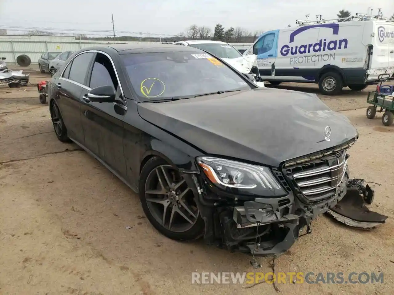 1 Photograph of a damaged car WDDUG8GB2KA448357 MERCEDES-BENZ S-CLASS 2019