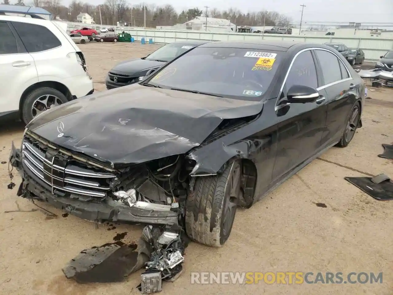 2 Photograph of a damaged car WDDUG8GB2KA448357 MERCEDES-BENZ S-CLASS 2019