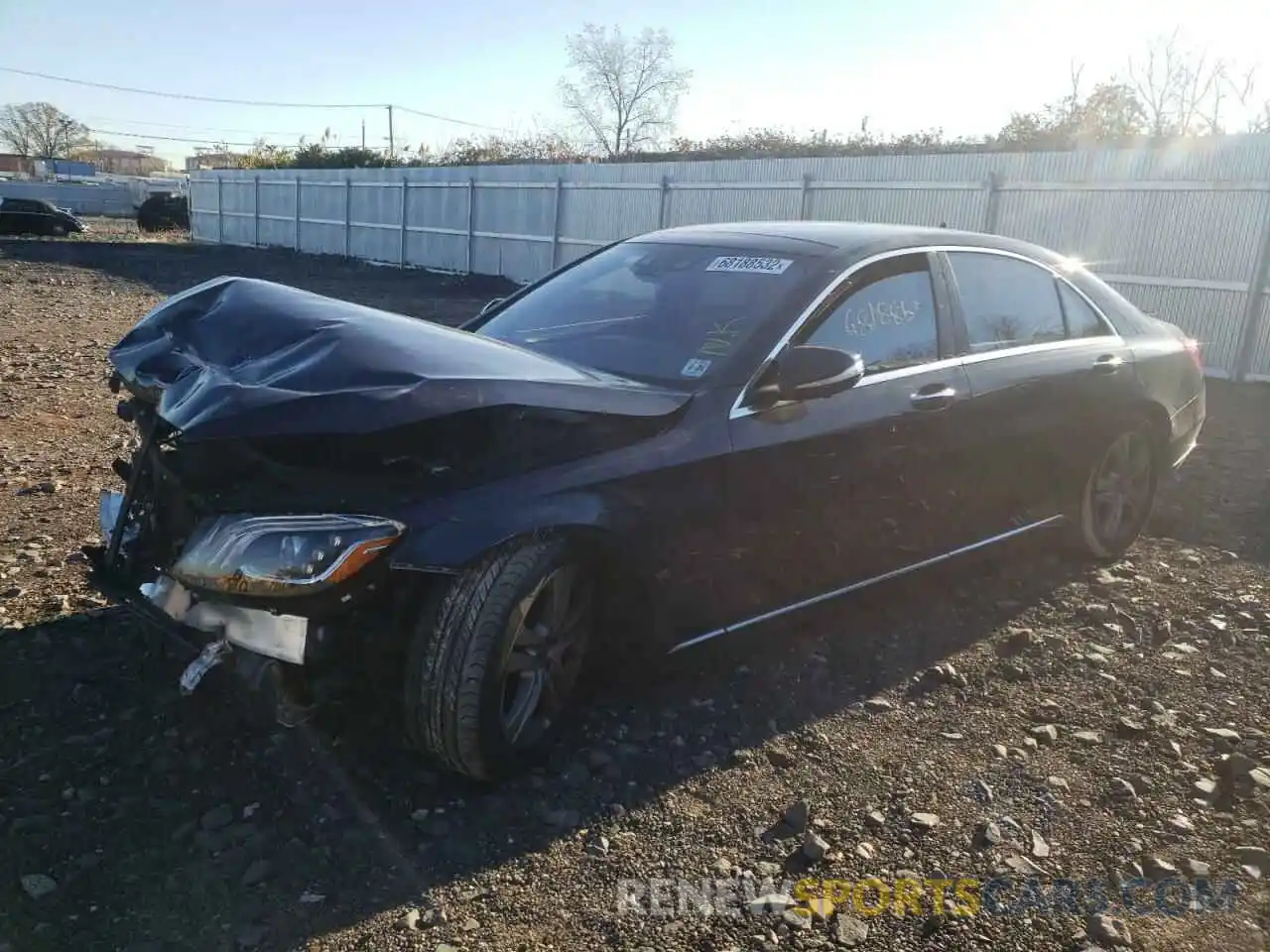 1 Photograph of a damaged car WDDUG8GB2KA471136 MERCEDES-BENZ S-CLASS 2019