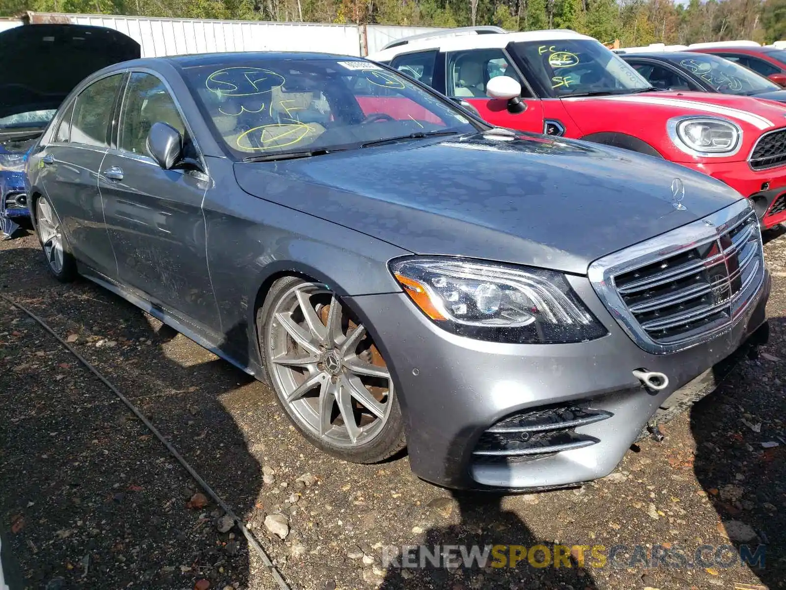 1 Photograph of a damaged car WDDUG8GB5KA445128 MERCEDES-BENZ S-CLASS 2019