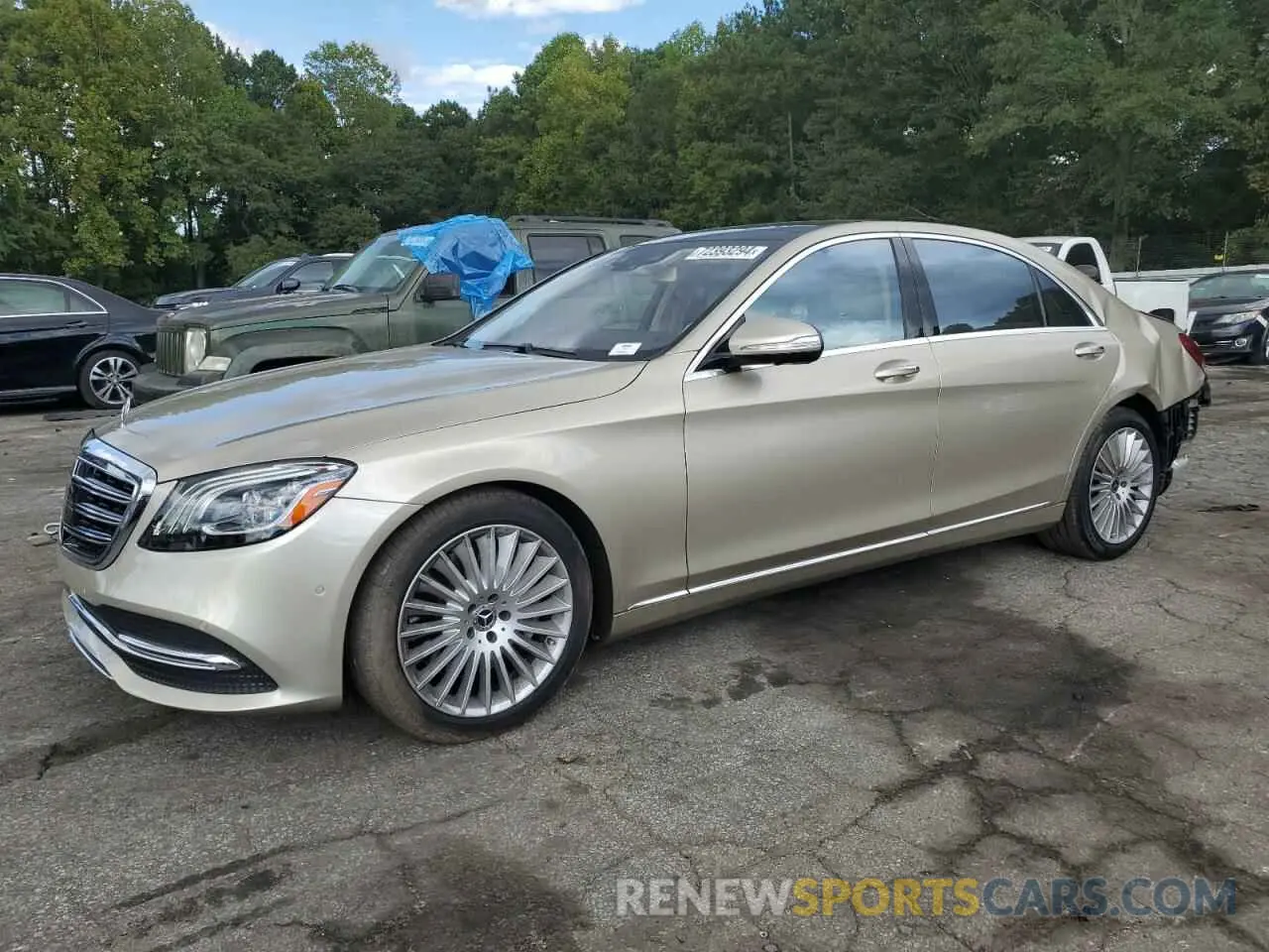 1 Photograph of a damaged car WDDUG8GB5KA473690 MERCEDES-BENZ S-CLASS 2019