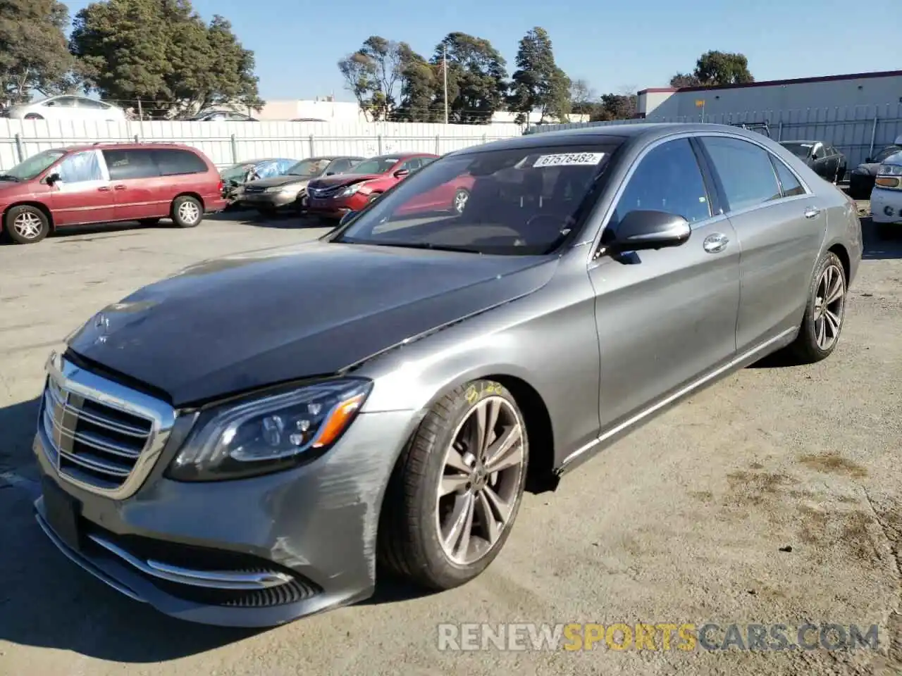 1 Photograph of a damaged car WDDUG8GB7KA469446 MERCEDES-BENZ S-CLASS 2019