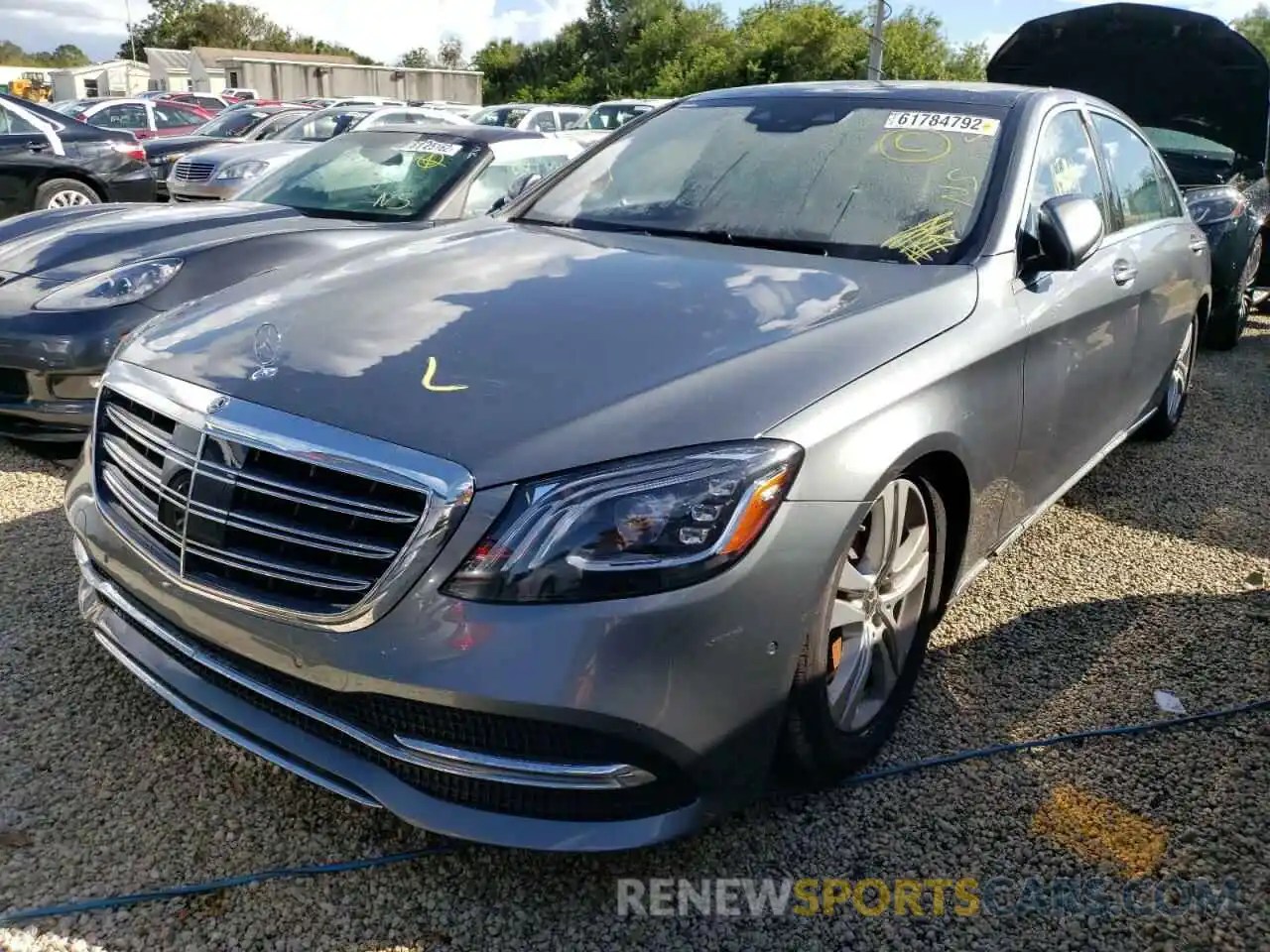 2 Photograph of a damaged car WDDUG8GBXKA463222 MERCEDES-BENZ S-CLASS 2019