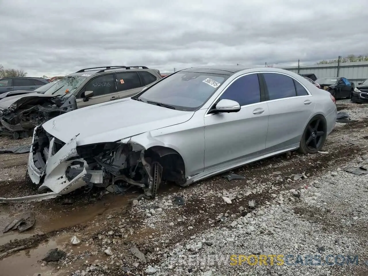 1 Photograph of a damaged car WDDUG8GBXKA465035 MERCEDES-BENZ S-CLASS 2019