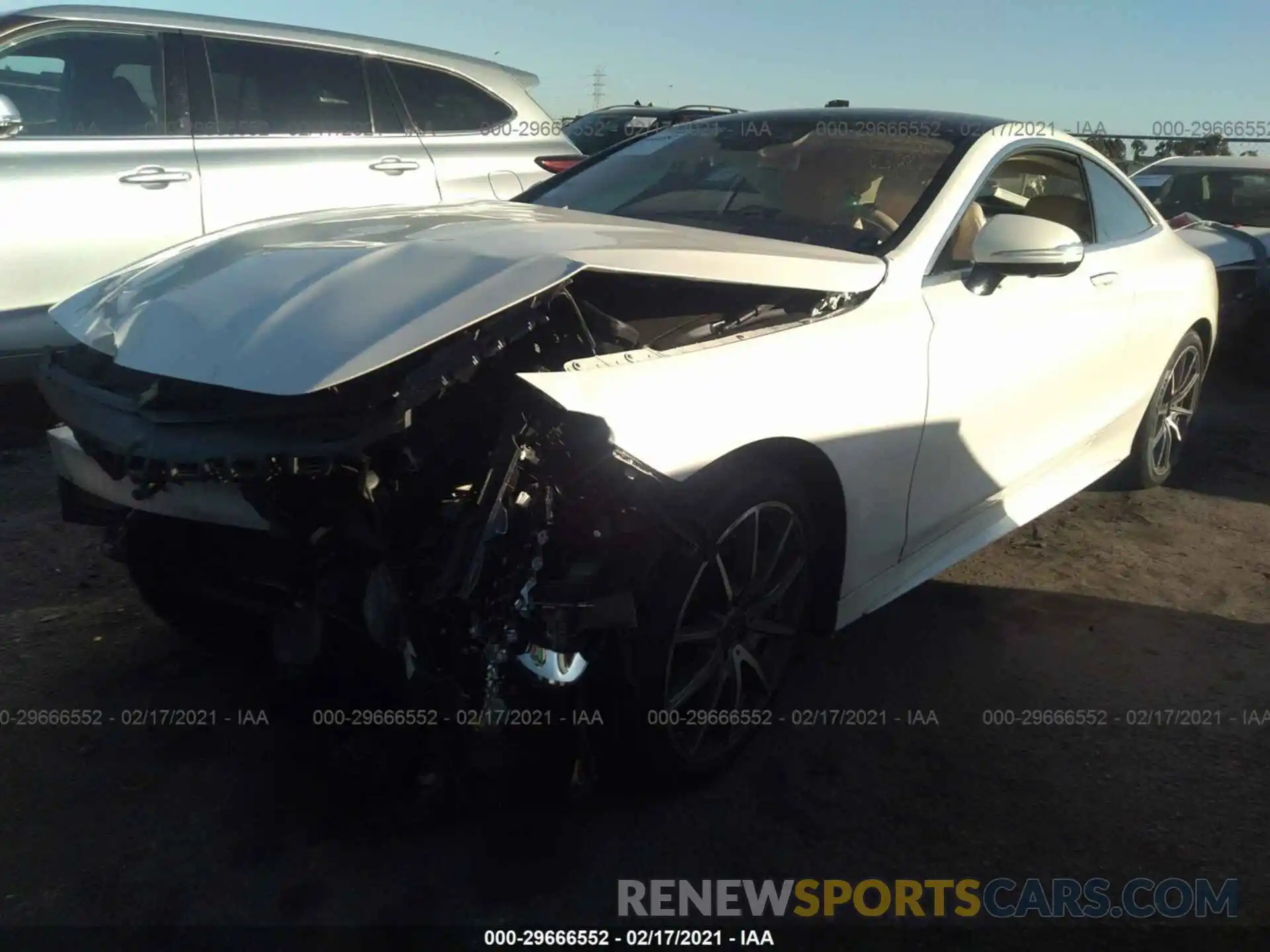 2 Photograph of a damaged car WDDXJ8GB1KA036302 MERCEDES-BENZ S-CLASS 2019