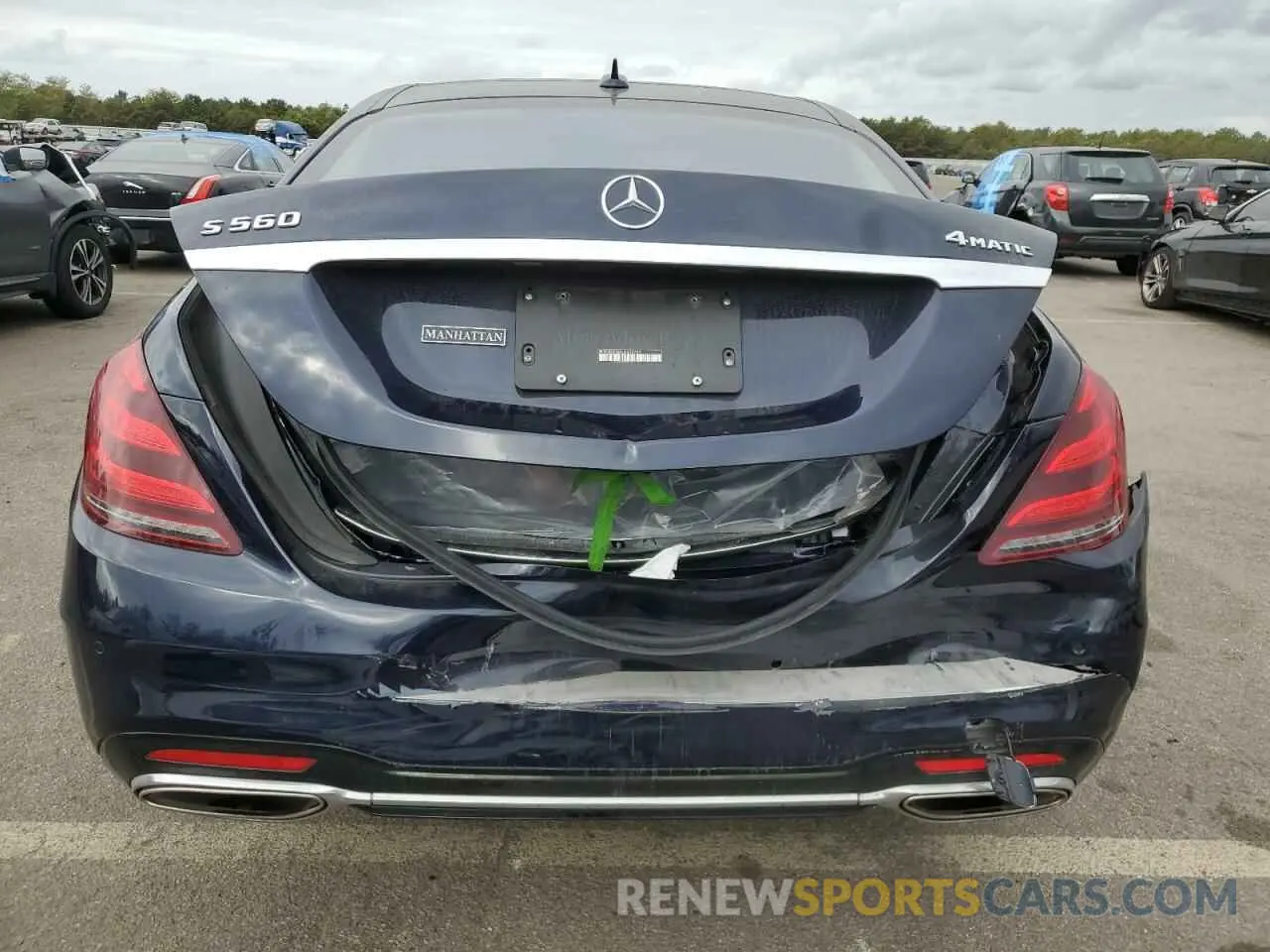 6 Photograph of a damaged car W1KUG8GB5LA529757 MERCEDES-BENZ S-CLASS 2020