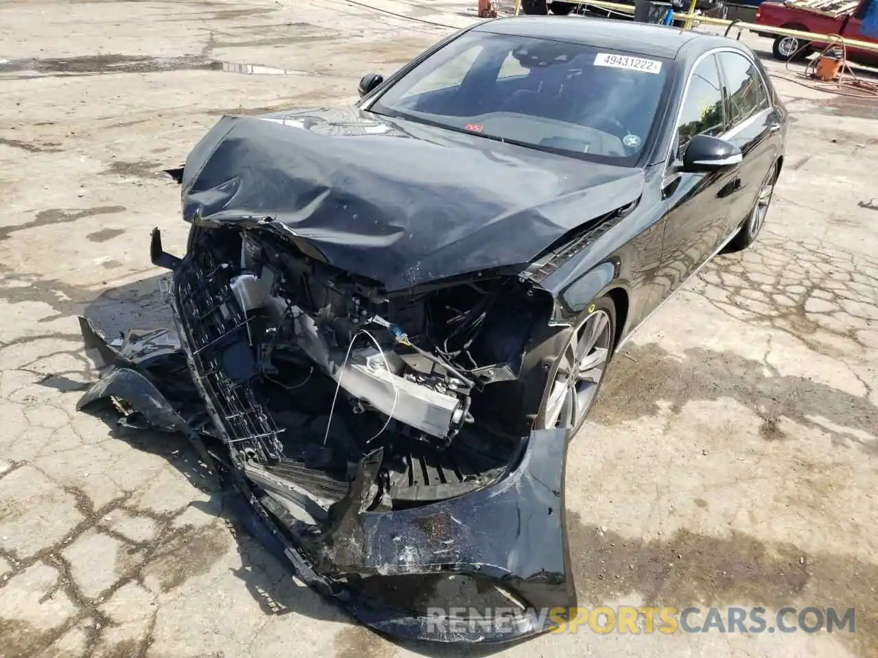 2 Photograph of a damaged car W1KUG8GB5LA551838 MERCEDES-BENZ S-CLASS 2020