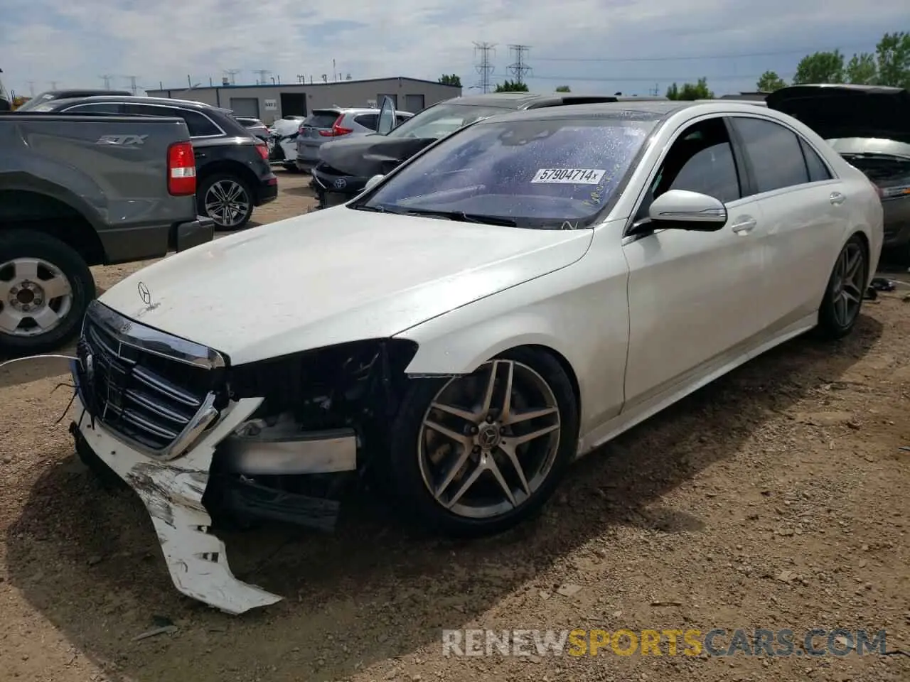 1 Photograph of a damaged car WDDUG6EB0LA513697 MERCEDES-BENZ S-CLASS 2020