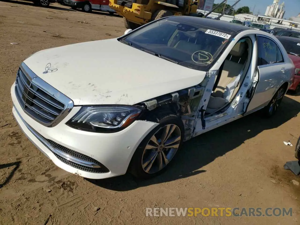 2 Photograph of a damaged car WDDUG6EB1LA503311 MERCEDES-BENZ S-CLASS 2020