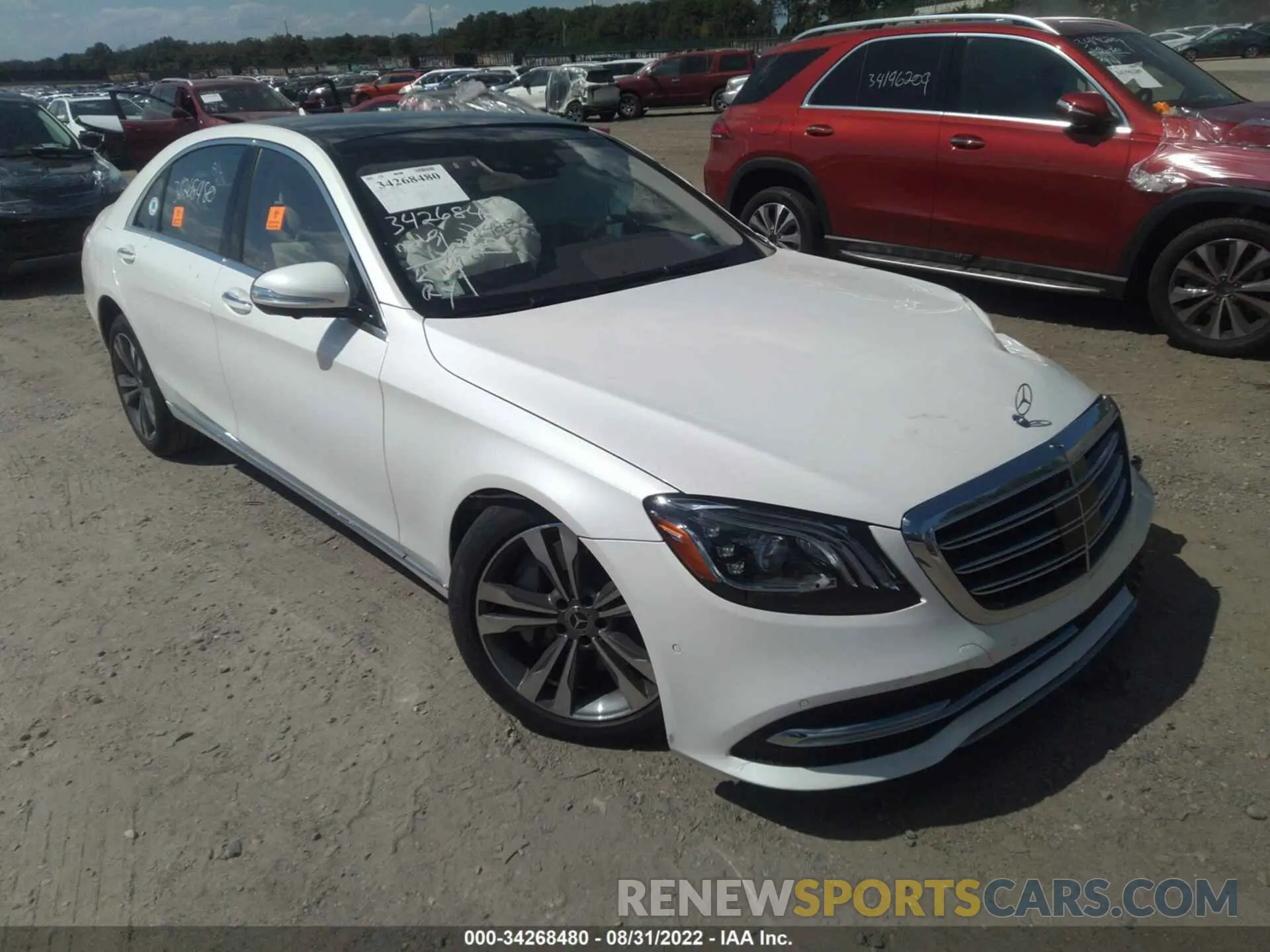 1 Photograph of a damaged car WDDUG6EB8LA509980 MERCEDES-BENZ S-CLASS 2020