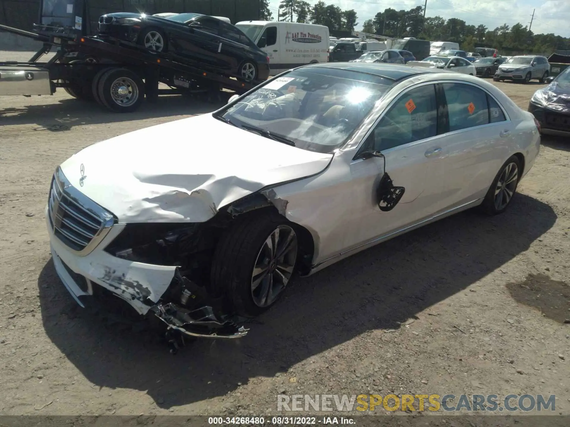 2 Photograph of a damaged car WDDUG6EB8LA509980 MERCEDES-BENZ S-CLASS 2020