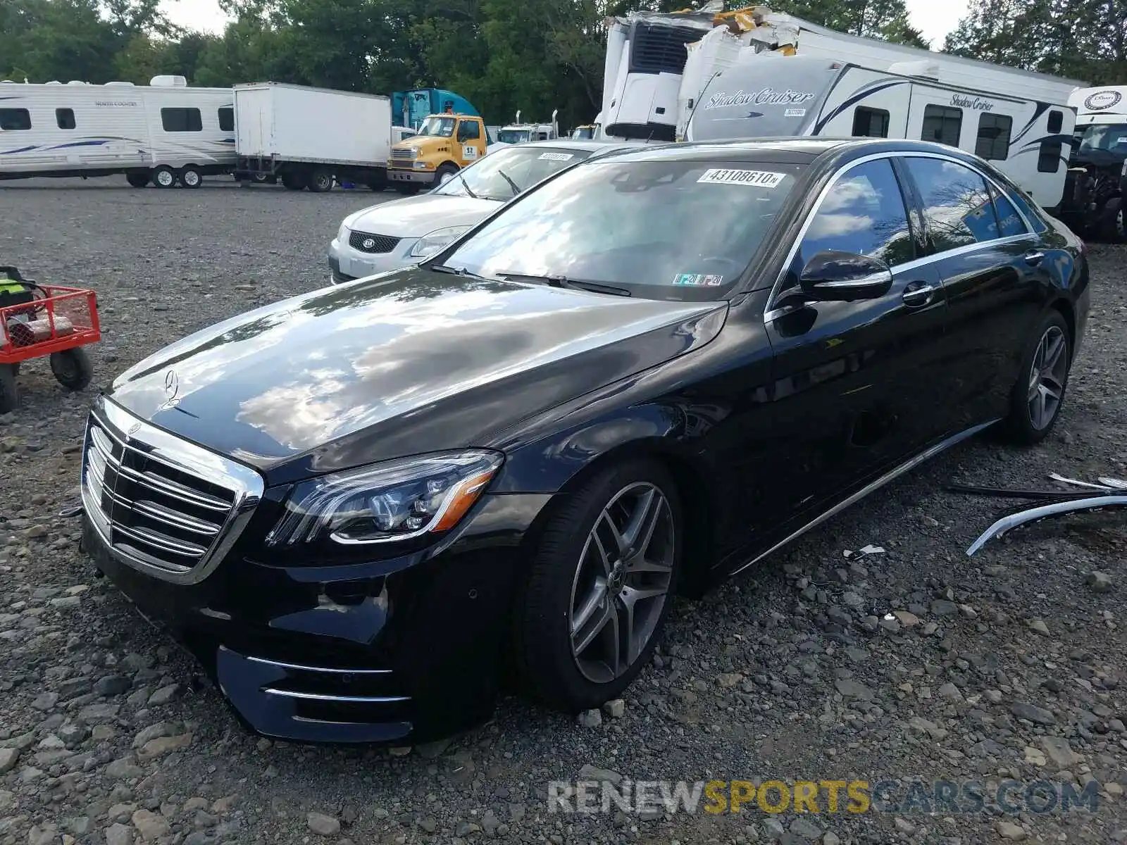 2 Photograph of a damaged car WDDUG6EBXLA500679 MERCEDES-BENZ S CLASS 2020