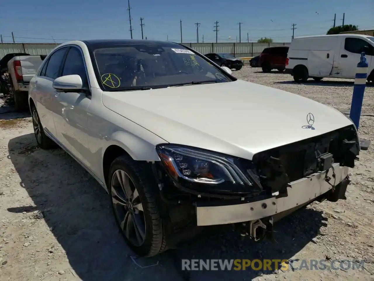 1 Photograph of a damaged car WDDUG6GB7LA503696 MERCEDES-BENZ S-CLASS 2020