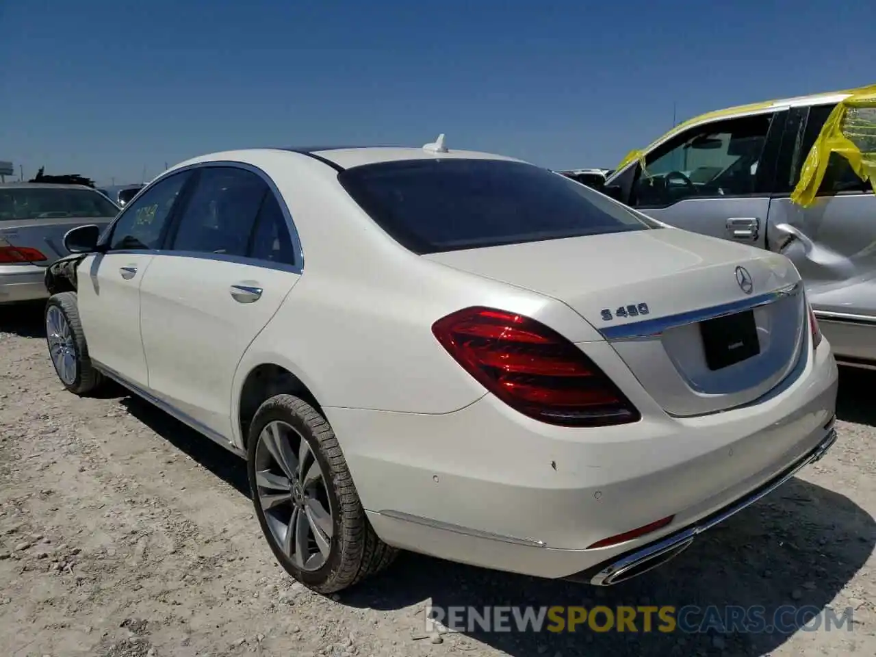 3 Photograph of a damaged car WDDUG6GB7LA503696 MERCEDES-BENZ S-CLASS 2020