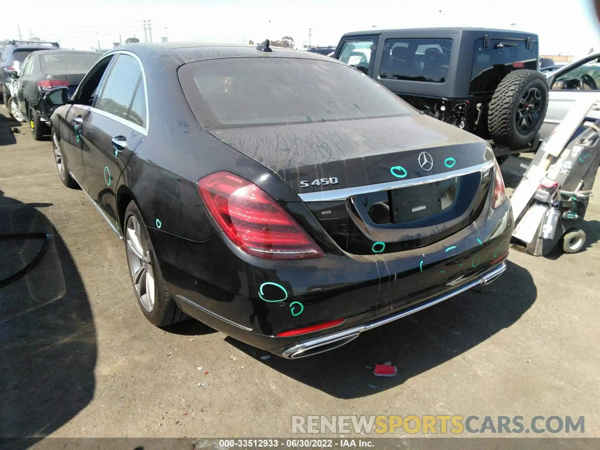 3 Photograph of a damaged car WDDUG6GB9LA508186 MERCEDES-BENZ S-CLASS 2020