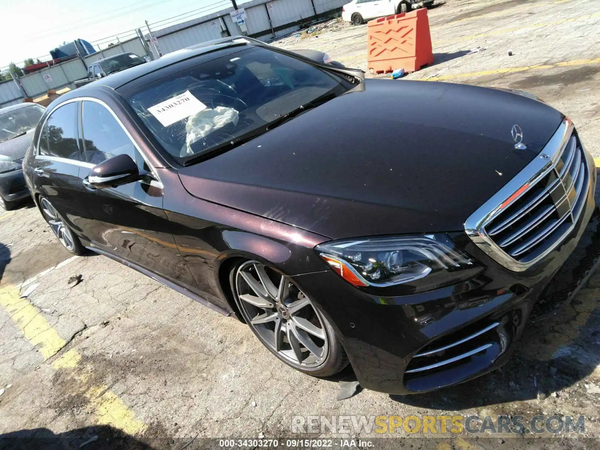 1 Photograph of a damaged car WDDUG8DB3LA510869 MERCEDES-BENZ S-CLASS 2020