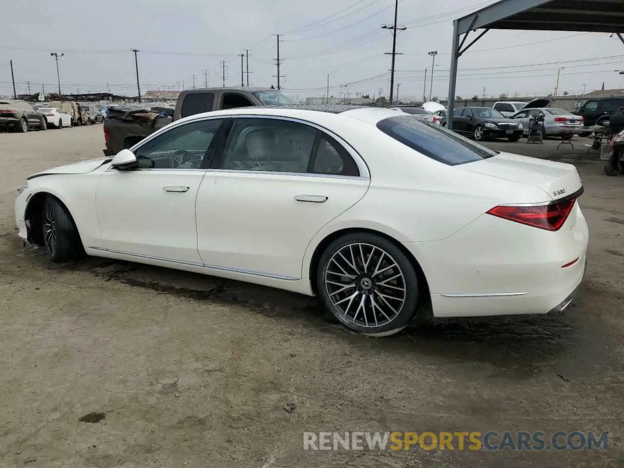 2 Photograph of a damaged car W1K6G7GB4MA043770 MERCEDES-BENZ S-CLASS 2021