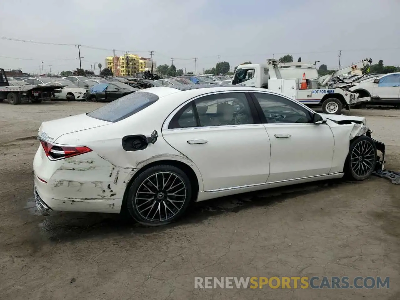 3 Photograph of a damaged car W1K6G7GB4MA043770 MERCEDES-BENZ S-CLASS 2021
